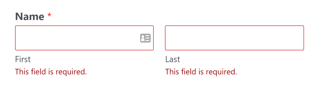 form validaiton 1 - WPForms Form validation