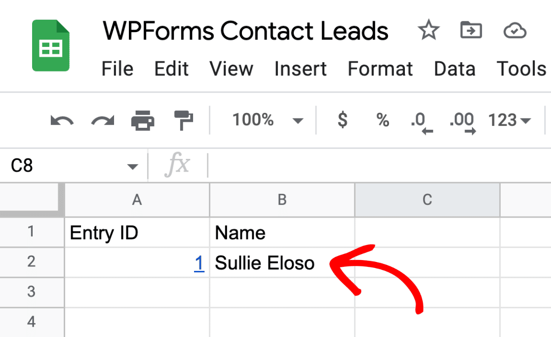Automatic Entry Capture on Google Sheets - WPForms Automatic entry capture on Google Sheets