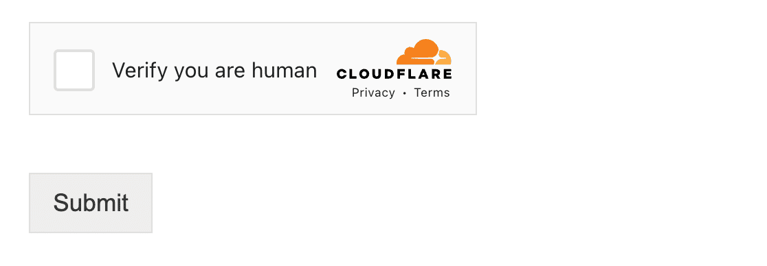Sfida Cloudflare Turnstile