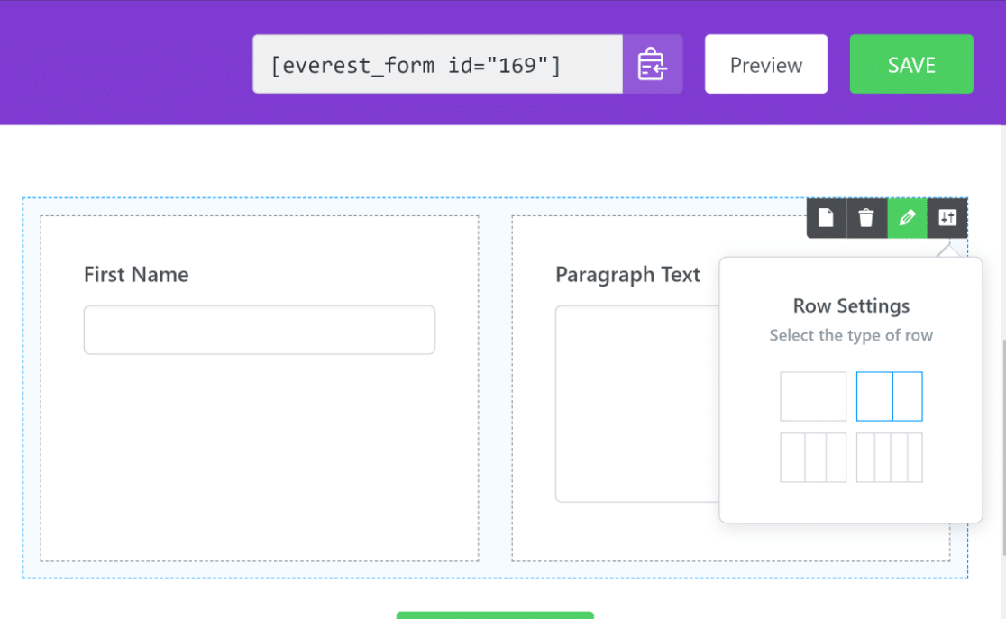 Everest Forms Layout Presets - WPForms Layout presets in Everest Forms