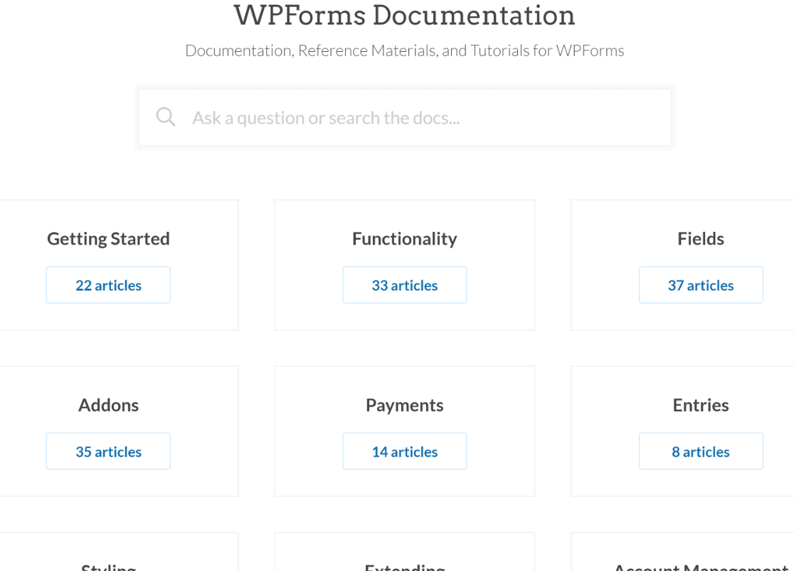 WPForms Doc Guides - WPForms WPForms doc guides