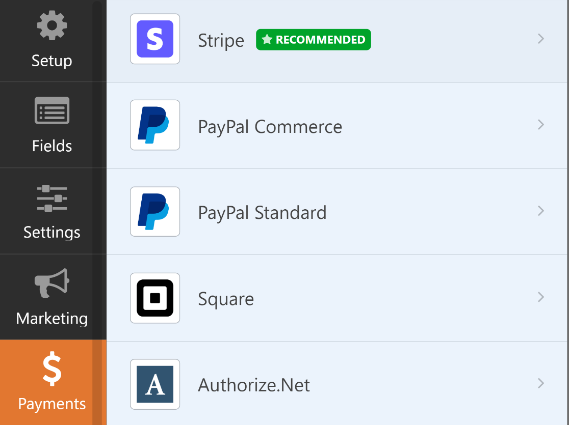 WPForms Payment Gateways - WPForms Payment gateways in WPForms