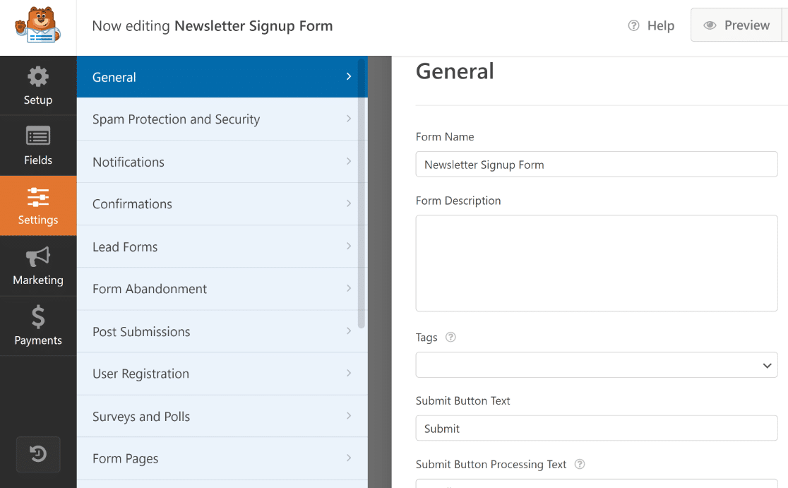 WPForms Settings - WPForms WPForms settings