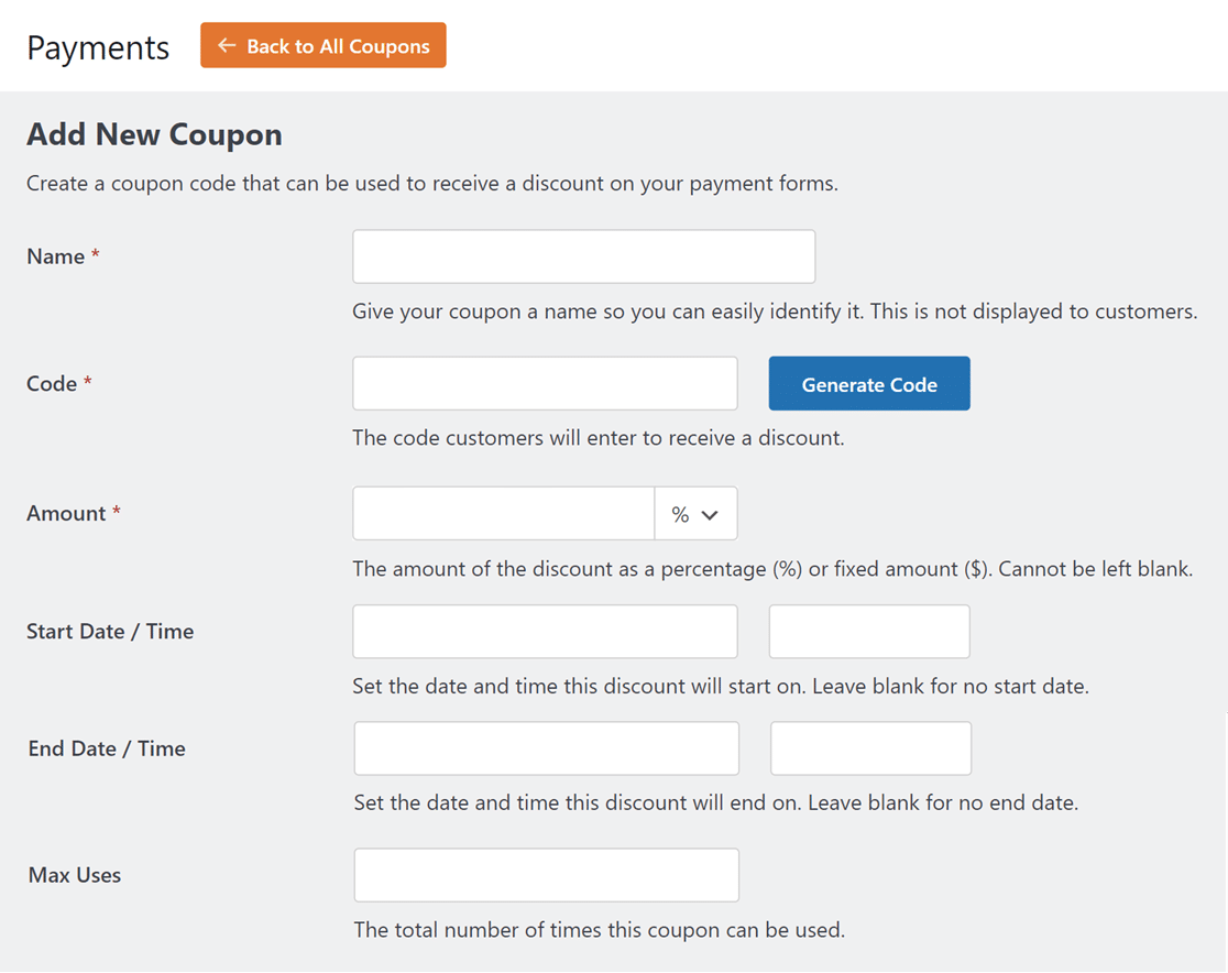 coupon-fields - WPForms Champs de coupon