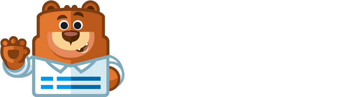 Logo on dark background.
