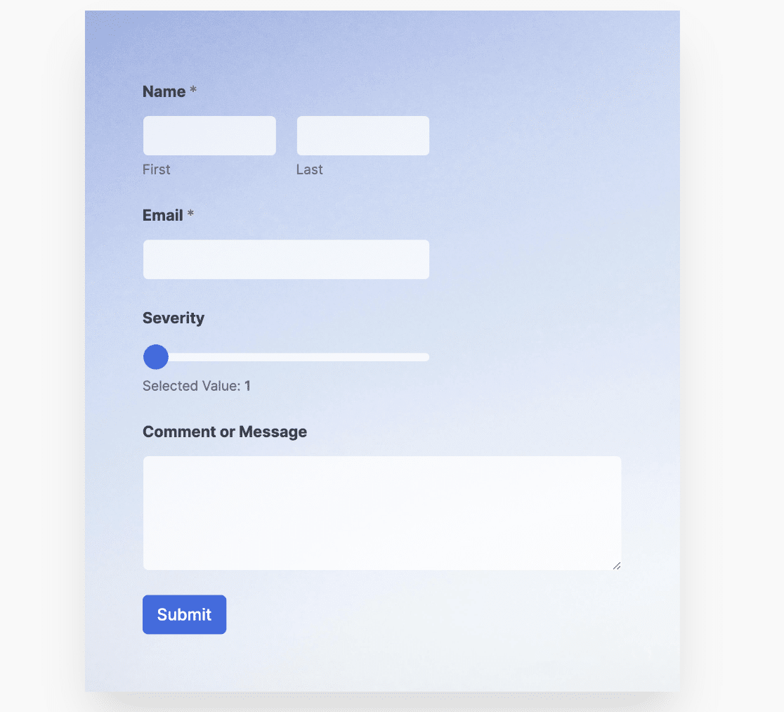 Spring form theme