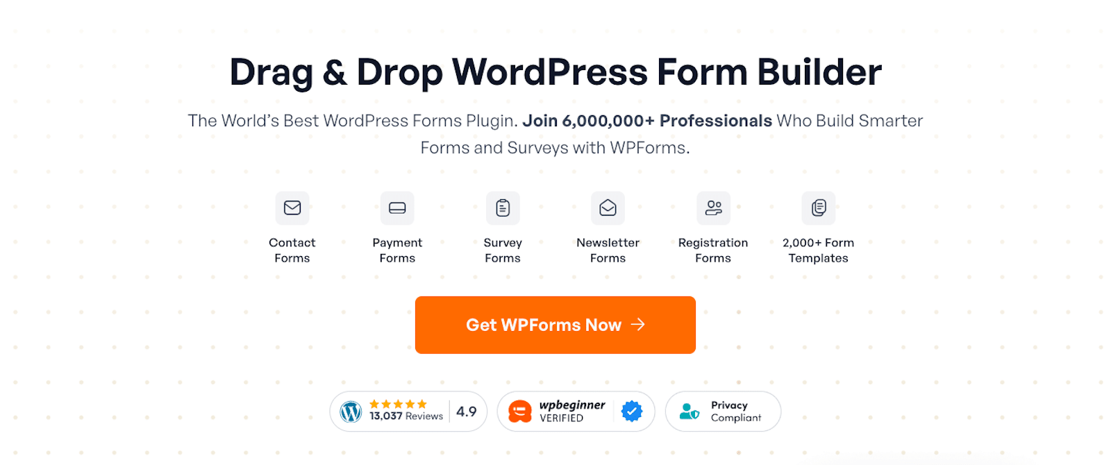 Navigating to the WPForms homepage