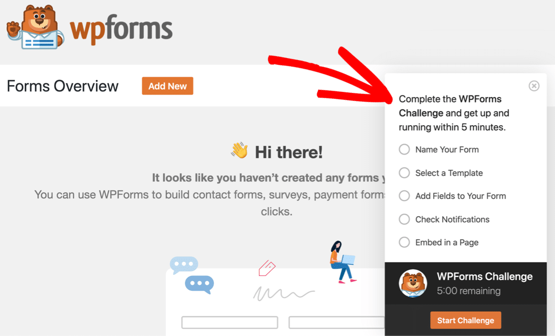 Start the WPForms Challenge - WPForms Start the WPForms Challenge