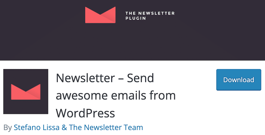 Newsletter Plugin - WP Mail SMTP The Newsletter Plugin page on WordPress