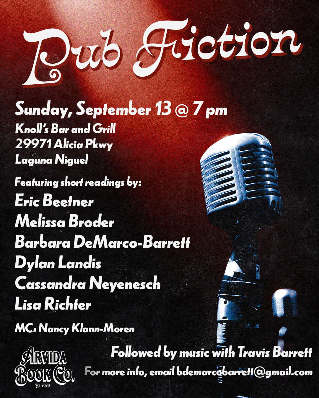 Pub Fiction | September 13, 2027