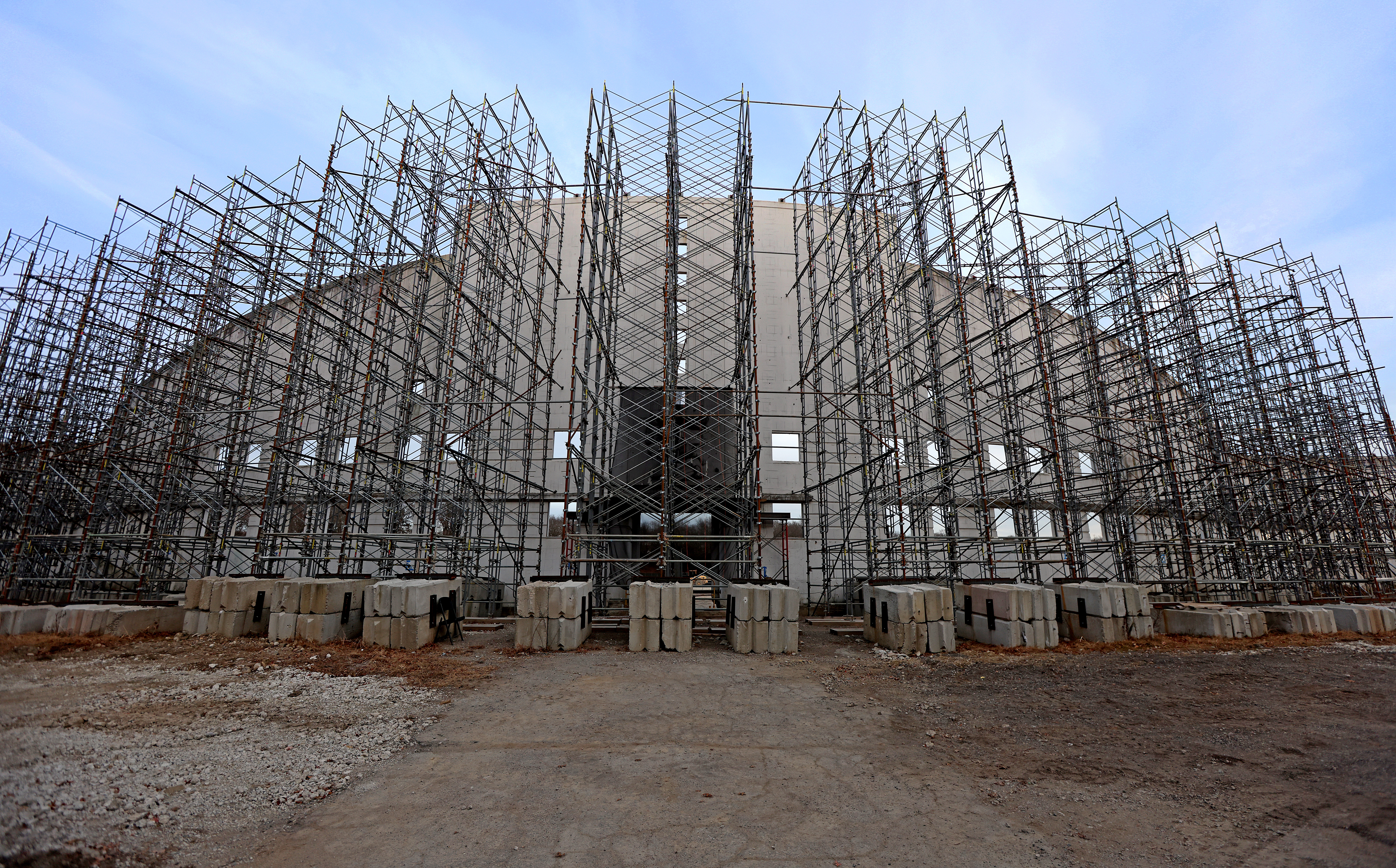 White Stadium White Stadium under construction. (Matt Stone/Boston Herald)