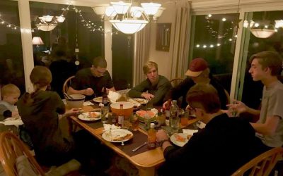 Gather at the table sharing meals with family – How I Mom 8/30