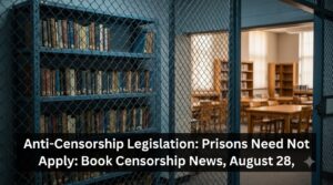 Anti-Censorship Legislation: Prisons Need Not Apply: Book Censorship News, August 28, 2026