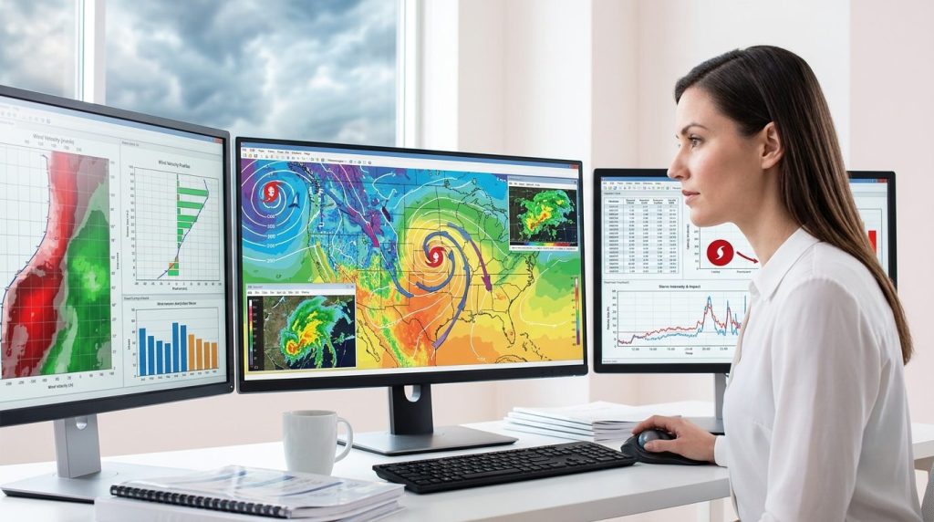weathernext predicts storms coarser data