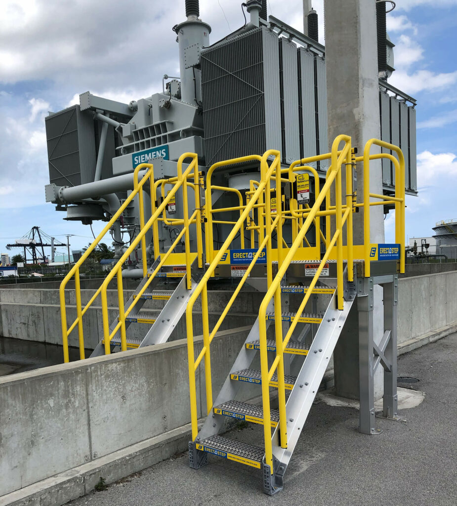 containment wall crossover with safety gates