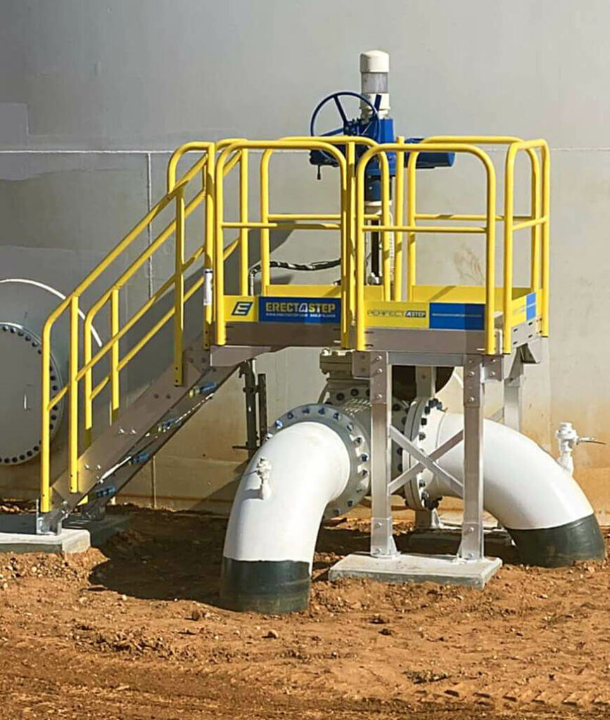 Valve access stairs