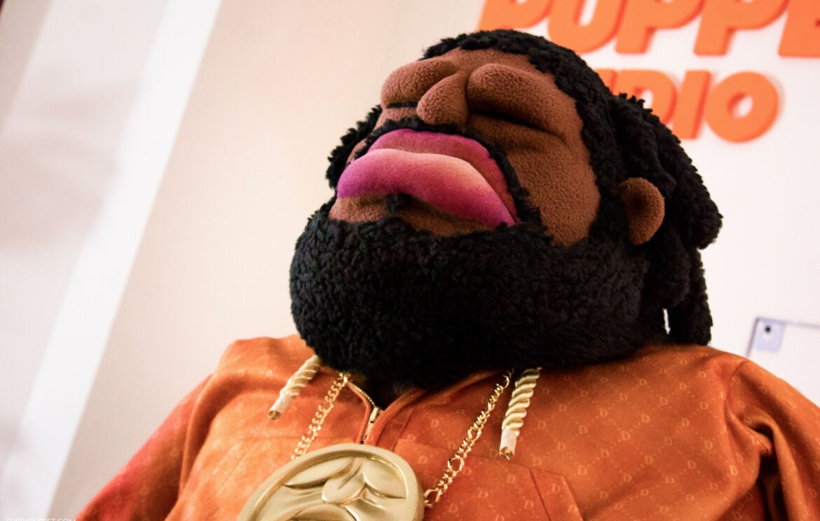 Custom puppet of character with locks