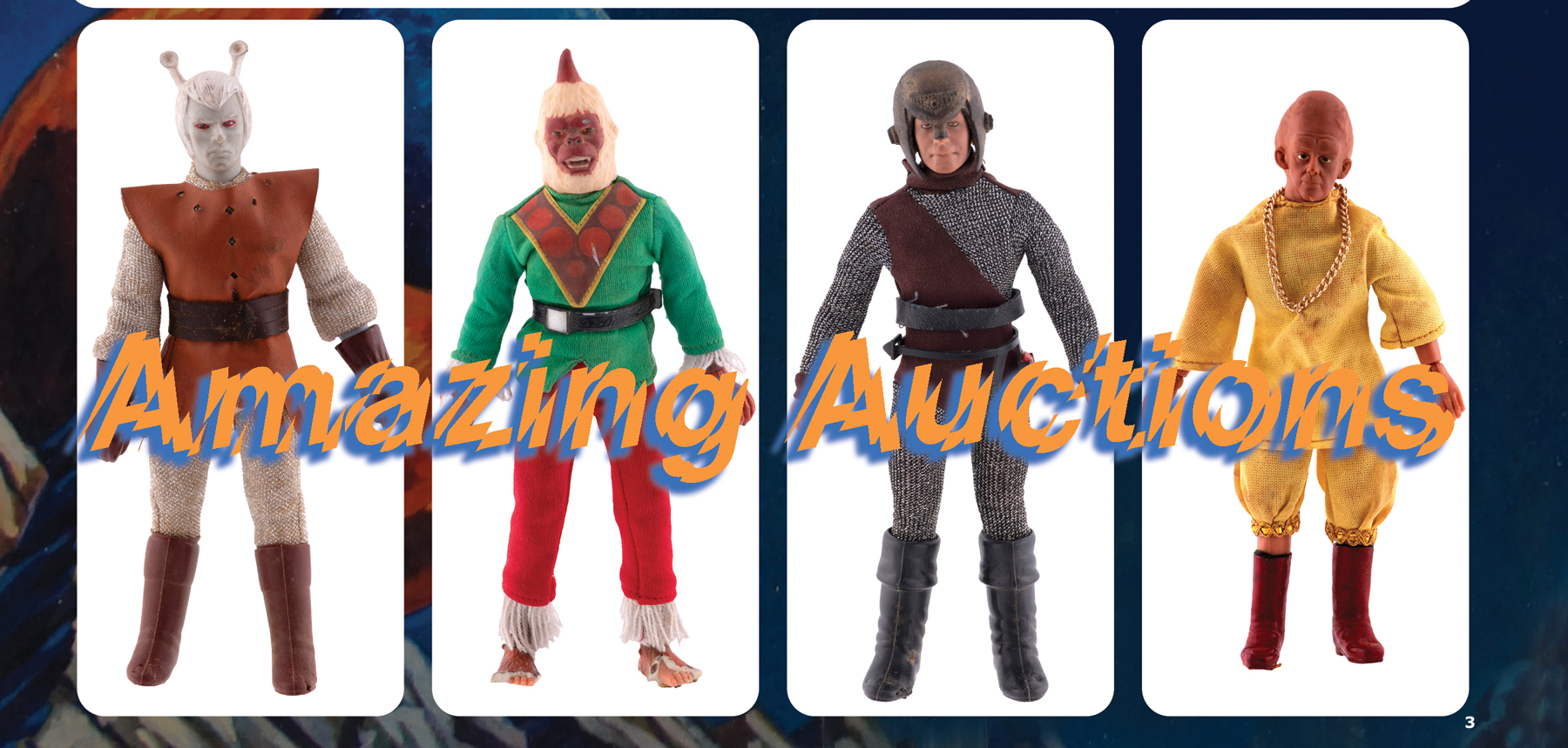 Mego Star Trek Aliens on Auction at Hakes