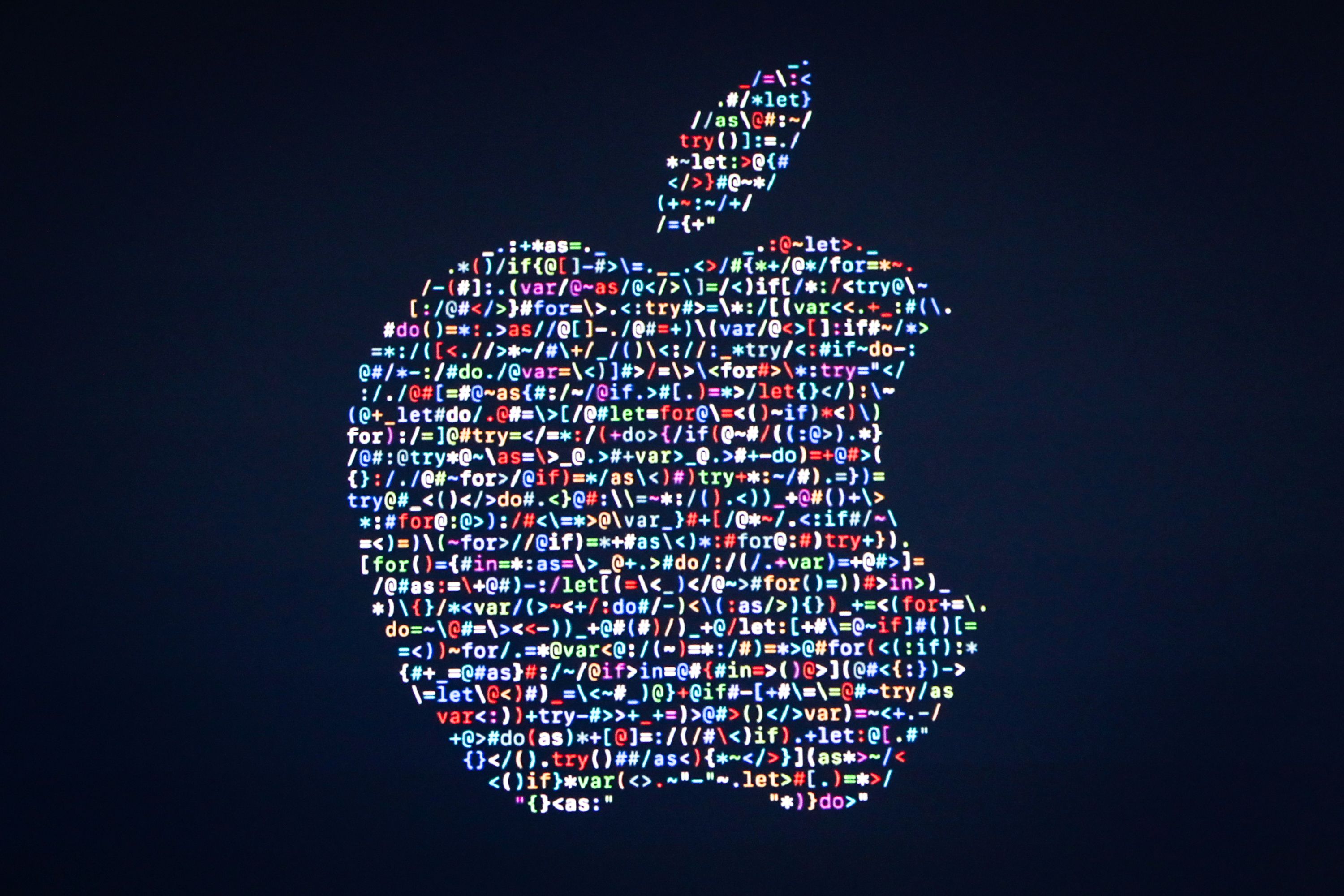 FILES-US-STOCKS-MARKETS-OPEN (FILES) This file photo taken on June 13, 2016 shows the Apple logo displayed on a screen at Apple's annual Worldwide Developers Conference presentation at the Bill Graham Civic Auditorium in San Francisco, California.
US stocks dipped early June 17, 2016 on reports of a crackdown on Apple by China that offset rising optimism that Britain will vote to stay in the European Union. Apple shares fell 1.7 percent following reports that the city of Beijing concluded the technology giant had violated a Chinese company's design patents and may be forced to halt sales of its latest iPhones in the Chinese capital.
/ AFP PHOTO / GABRIELLE LURIEGABRIELLE LURIE/AFP/Getty Images