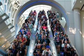 sut-l-comicon-preview-night-001 Comic-Con fans, some waiting as early as 2 p.m., finally make their way down to the main exhibit hall of the San Diego Convention Center for comic-Con 2026 on Wednesday, July 22, 2026, in San Diego, CA. Wednesday night was an exclusive early access for those having a 4-day pass with Preview Night with the opportunity to browse the Exhibit Hall. (Nelvin C. Cepeda / The San Diego Union-Tribune)