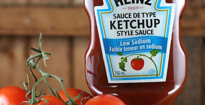 Low-sodium ketchup