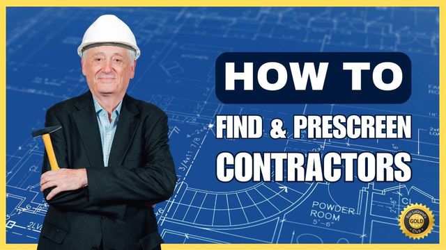 How to Find & Pre-Screen Contractors