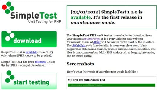 SimpleTest