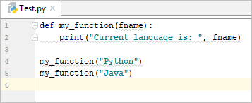 Python - calling function with parameters