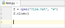 Python - create file