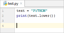 Python string lowercase