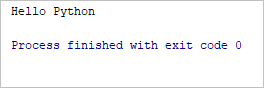 Python string - output