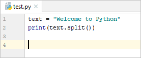 Python string split