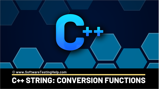 C++ string - conversion functions