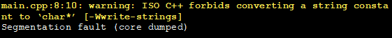 Modifying constant string