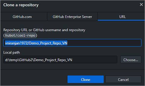 Clone a Repository
