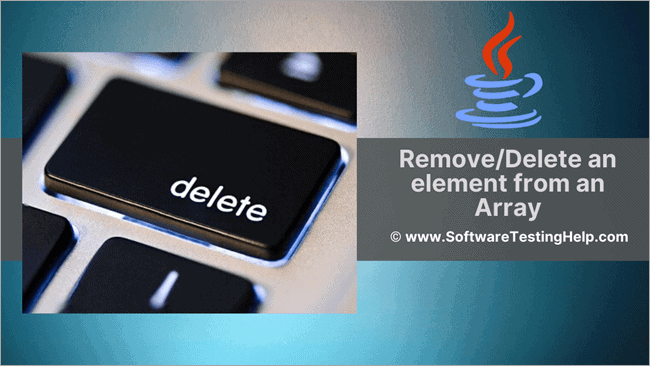 Remove Delete an element from an Array