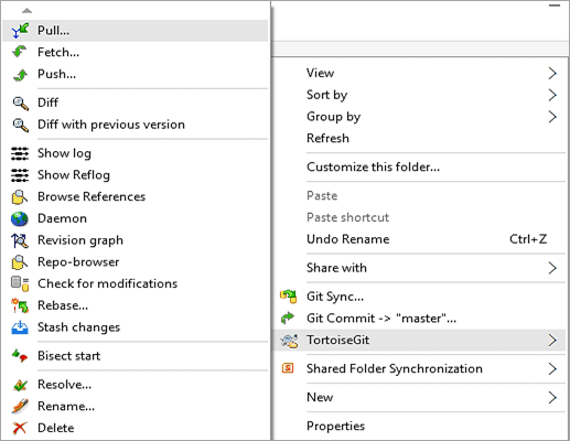 To pull changes from remote repository
