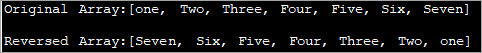 String array