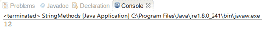 Java String Length - Output