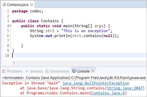 Null Value Substring