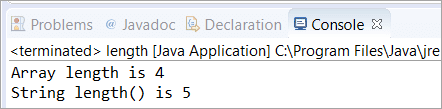 Array length in Java