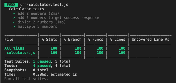 code coverage details