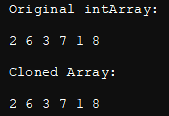 Clone Array in Java