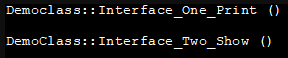 multiple interfaces example