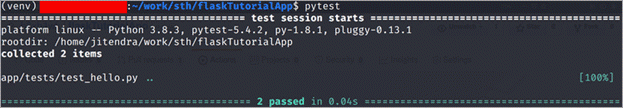 PyTest results on Command Line
