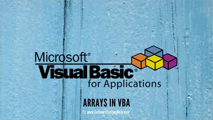 Arrays In VBA