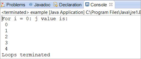 with a nested loop