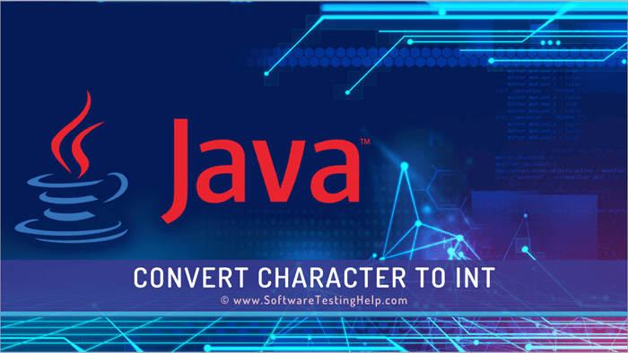 Convert character to int in Java