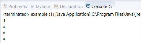 Convert string to char