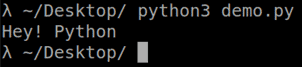 Print string in Python
